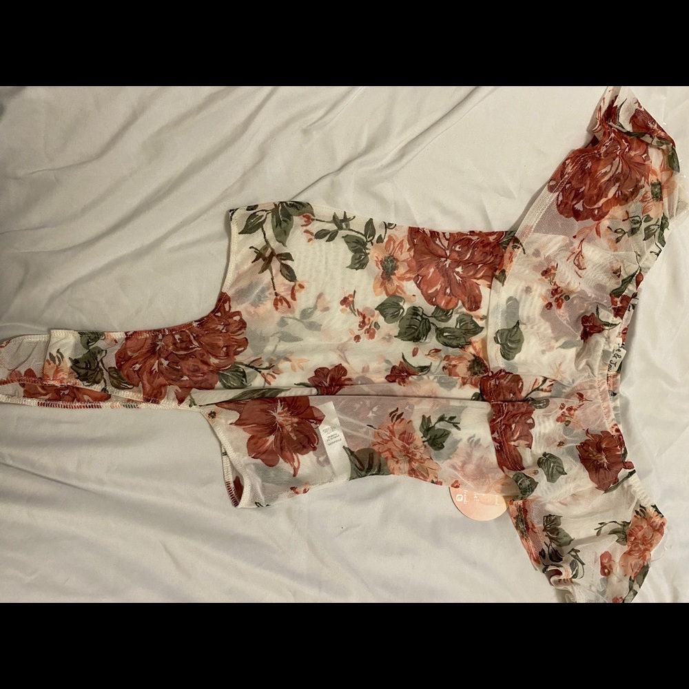 Floral bodysuit